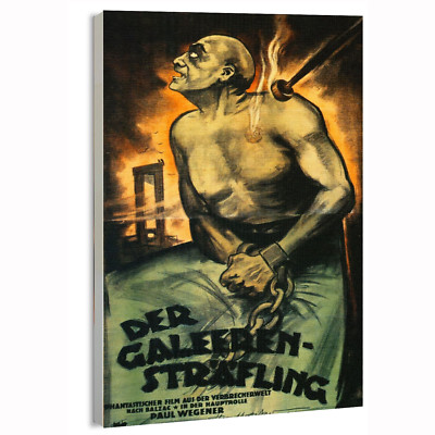 1911 The Galley Slave - German Movie Poster or Canvas Home Decor Art Print