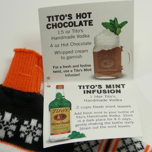 Handmade Vodka Sweater Bottle Cover 