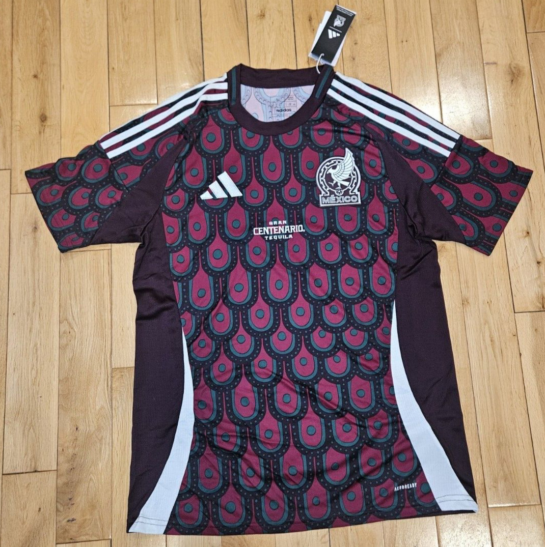 New Adidas MEXICO 2024 Home Soccer Futbol Jersey Kit Men's Large IP6377