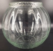 Vintage 1924 Hoosiers Sellers Colonial Cracker Jar Depression Glass