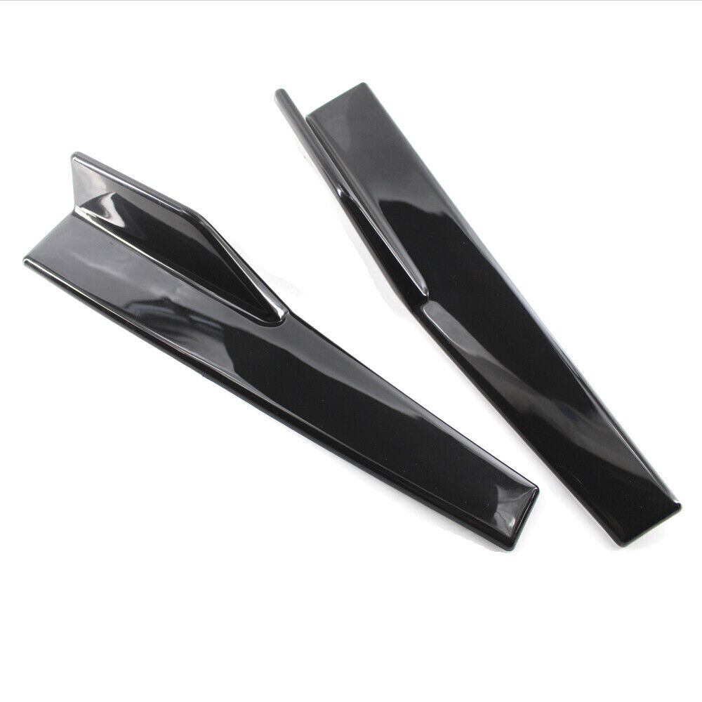 Upgrade Your Car Style with Skirt Spoiler Rear Lip, Side Body Skirt Extension, Rocker Splitters, and Winglet Wings for a Sleek Look-image