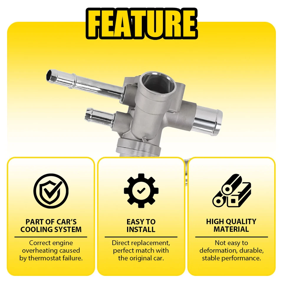 Conjunto de carcasa termostato refrigerante motor Ford Explorer 2011-2019 902-683 Foto 4 de 4