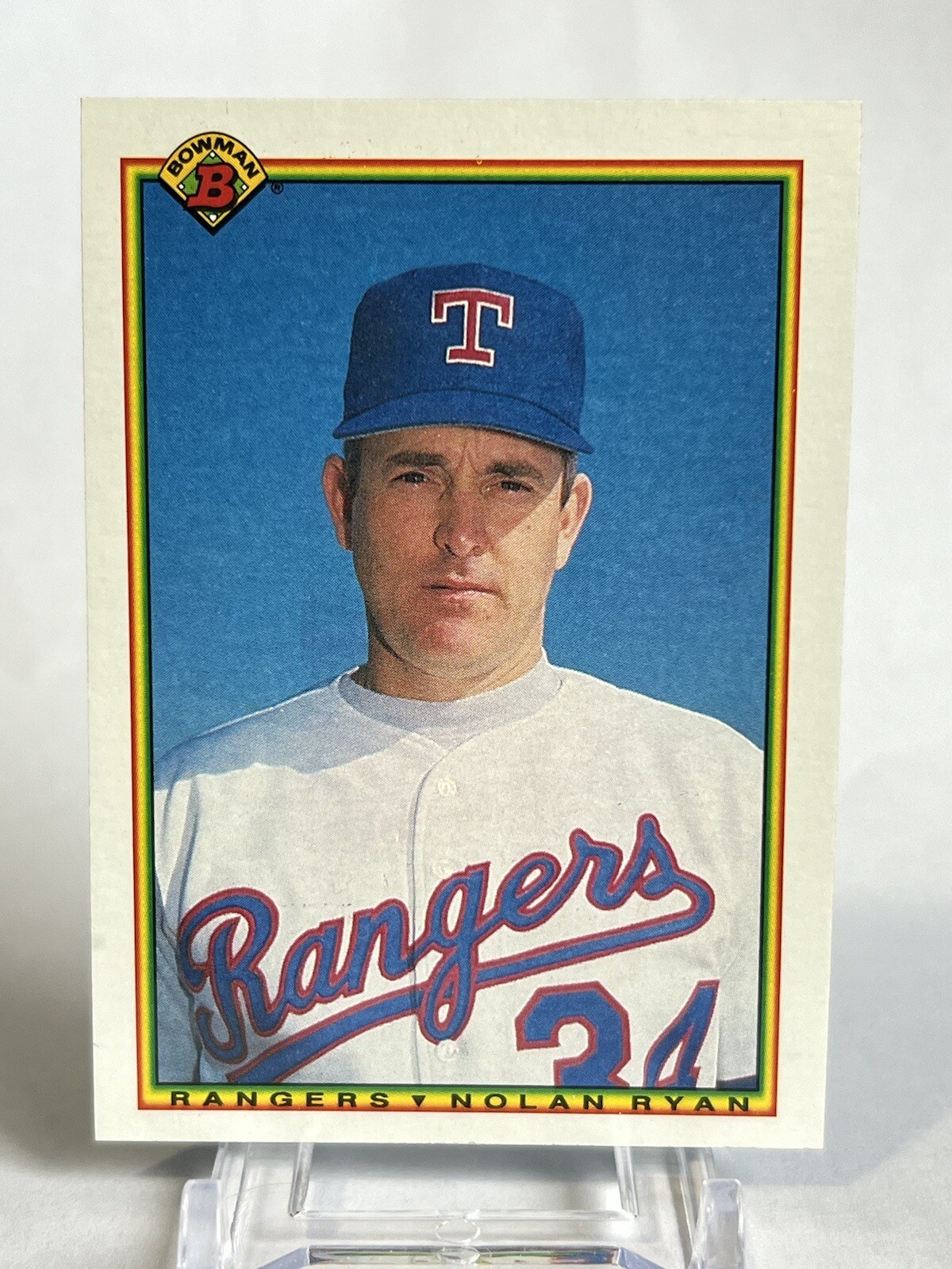 1990 Bowman Nolan Ryan #486 HOF Texas Rangers