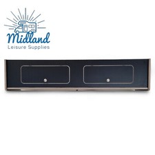 Black Hexa Buffalo Board 1200mm Campervan Overhead Locker camper Cupboard camper
