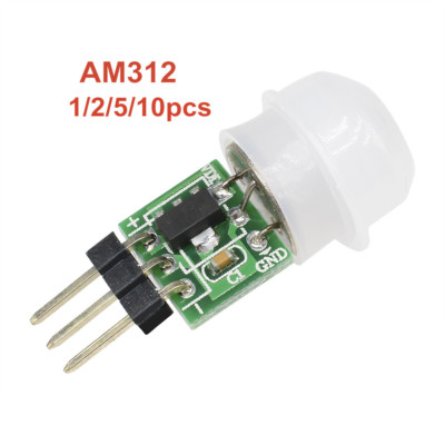 1/2/5/10PCS PIR Motion Body Human Sensor AM312 IR Infrared Pyroelectric Detector