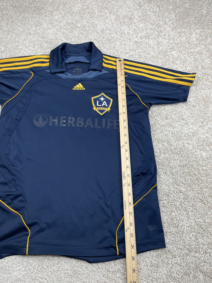 Los Angeles Galaxy Away Shirt Jersey ADIDAS S Men #23 DAVID BECKHAM 2008  Small