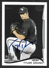 2014 TOPPS PRO DEBUT #8 Tyler Danish CHICAGO WHITE SOX SIGNED AUTOGRAPH AUTO COA