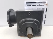 DAYTON Speed Reducer 60:1, Right Angle Gear 3GD47, 1750 to 29 RPM, C-Face, 56C