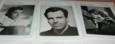 STARPORTRÄTS ENZYKLOPÄDIE DES FILMS 1905-1992  3 Stück SCHAUSPIELER KARTEN -RAR 