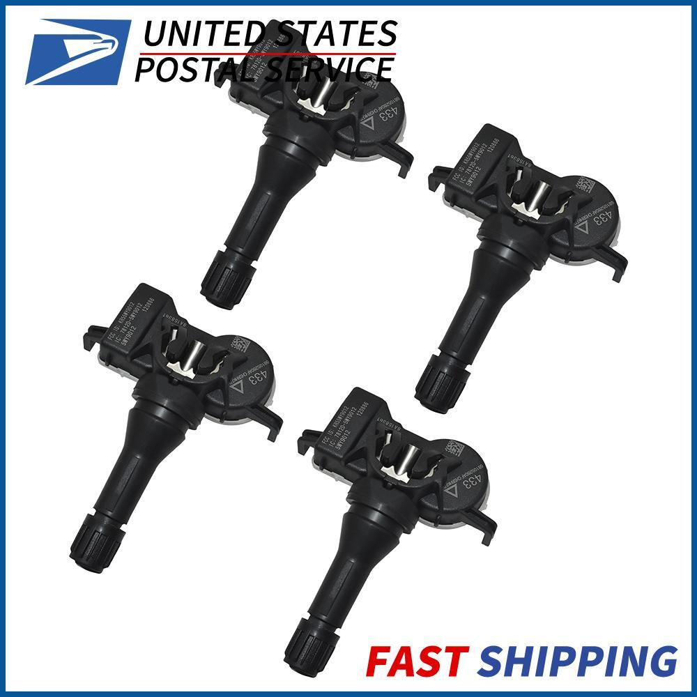 4PCS 68105280AF Tire Pressure Sensor TPMS For Jeep Renegade Dodge US 433MHz