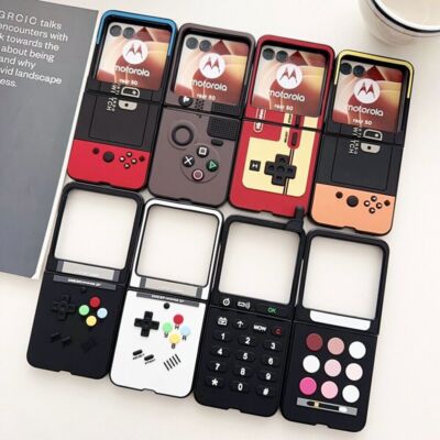 For Moto Razr Ultra Plus 2025 2024 Cute Game Gamepad Retro Classic Case Cover