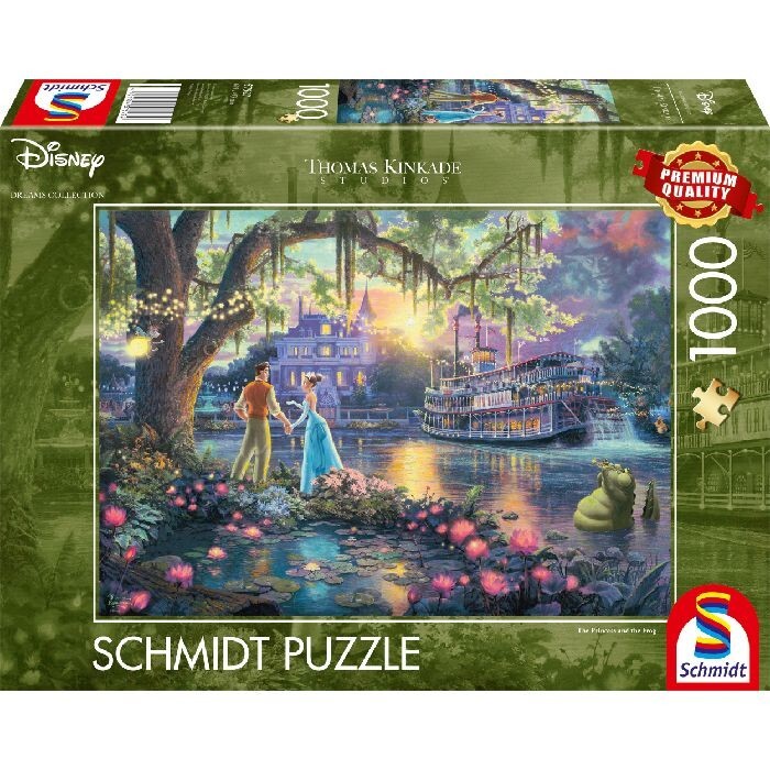 Puzzle Thomas Kinkade: La Principessa e il Ranocchio - 1000 pz - Schmidt 57527