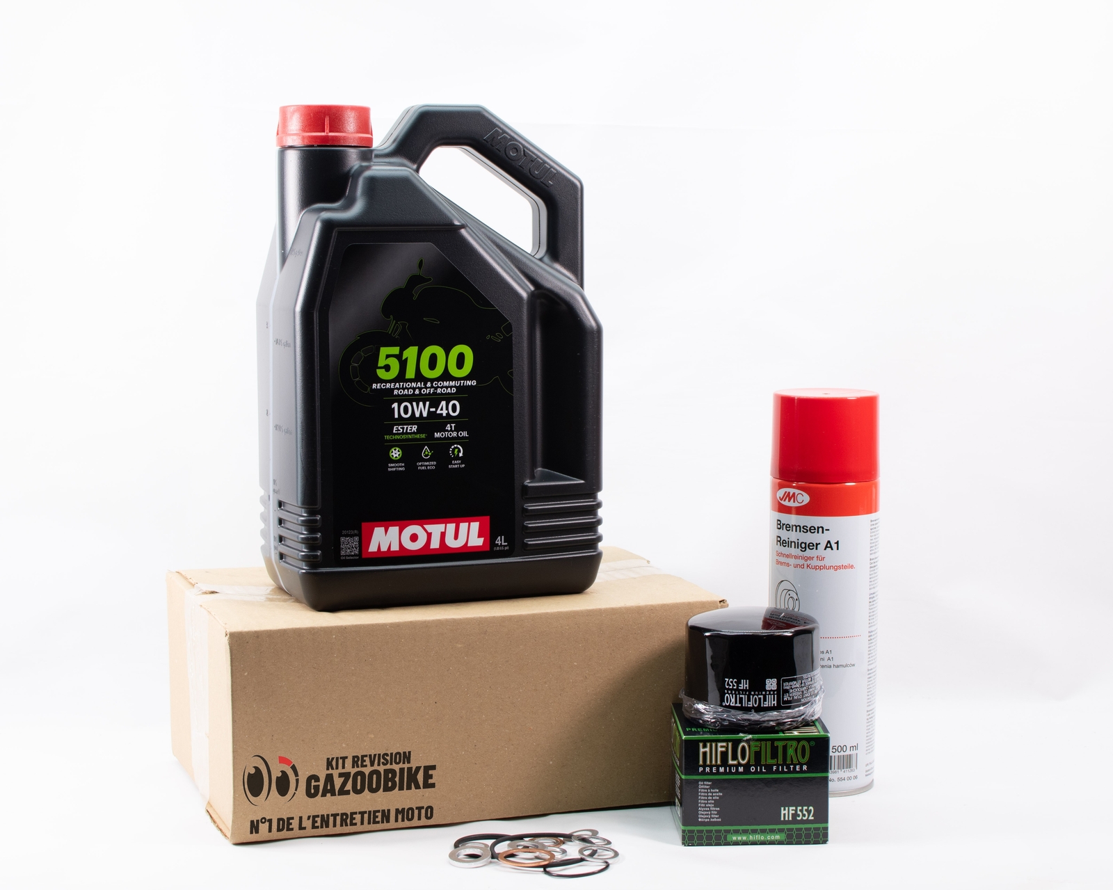 Kit vidange haut de gamme Moto Guzzi 1000 GT formule Motul 510 lubrification premium