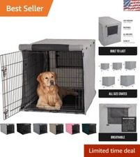 Puppy Training Crate Cover for Comfort  Security - Breathable, Fits 42" Kennel