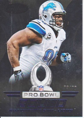 PANINI NFLカード CROWN E TY PRIME NDAMUKONG SUH DETROIT LIONS 03/25 #21 送料無料 中古 IT1 2014 Certified Pro Bowl Bound Blue #16 Ndamukong Suh (Lions