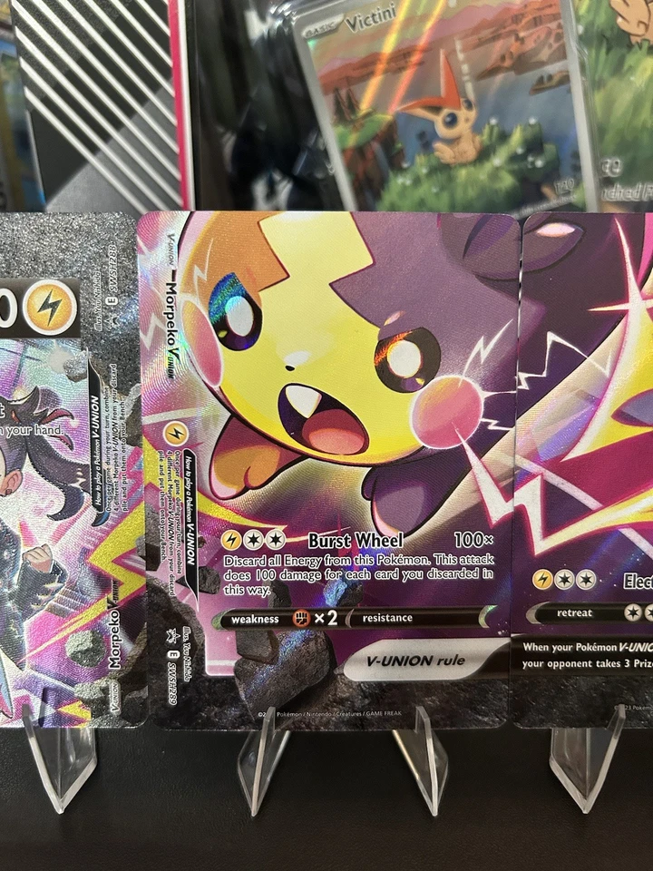 Morpeko V-Union (-290) (Set of 4) SWSH290 SWSH: Sword & Shield Promo Cards Holo✨ - Image 4 of 4