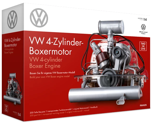 Motorbausatz VW 4-Zylinder-Boxermotor im Maßstab 1:4 - Bild 2 von 4