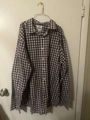 Craft & Barrow XXL Tall Long Sleeve  dress shirt with polo collar