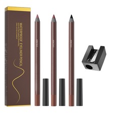Eye Pencil Waterproof Eye Gel Pencil With Sharpener, Smooth Smudge-Proof