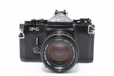 Canon F-1 Black Early 35mm SLR Film Camera FD 50mm F/1.4 S.S.C. From Japan