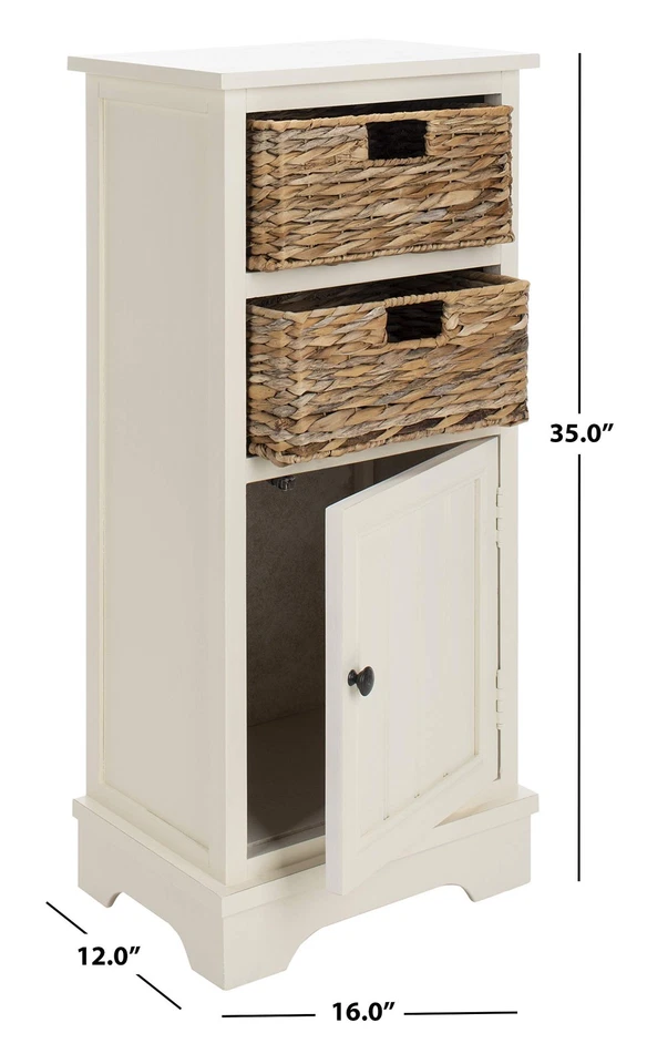 Armário branco desgastado American Homes Collection Connery - Imagem 3 de 4