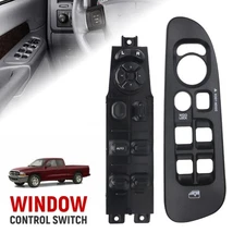 Driver Side Window Switch Control With Panel For 02-10 Dodge Ram 1500 2500 3500