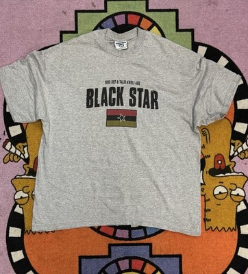 Vintage Black Star Mos Def Talib Kweli Lee Tag Tee 1998 RAWKUS 2X Early RARE OG