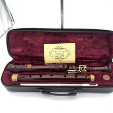 YAMAHA YRT-61M Wooden Tenor Recorder Used With Case