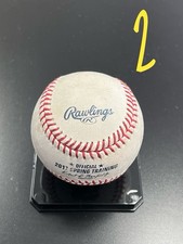 Authentic Rawlings Game Used Baseball 2017 Rob Manfred (ball 2)
