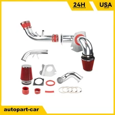 Cold Air Intake Kit + Red Filter 3.5" Tube For 1996-2004 Ford Mustang V8 4.6L