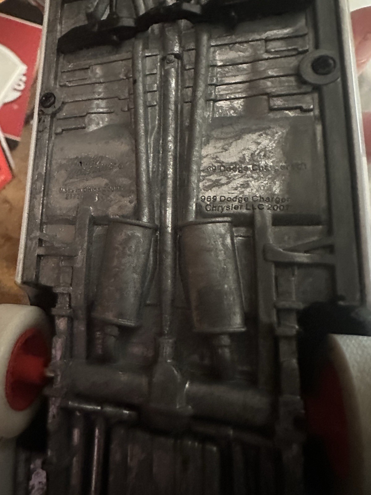 Johnny Lightning 1/24 1:24 White 1969 Dodge Charger R/T Chrysler LLC Diecast Car