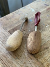 Wooden Shoe Stretcher/ Travel Horn/shoe mismatch/ vintage collectibles