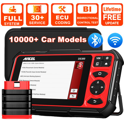 ANCEL DS300 Bi-directional OBD2 Scanner Diagnostic Full System Car Scan Tool FCA