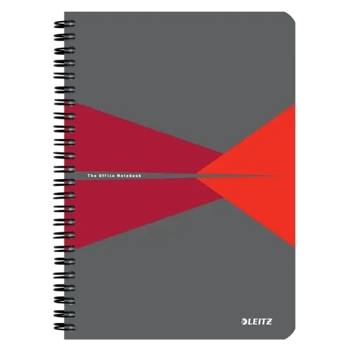 Leitz Office Notebook A5 ruled wirebound with cardboard cover 44591025