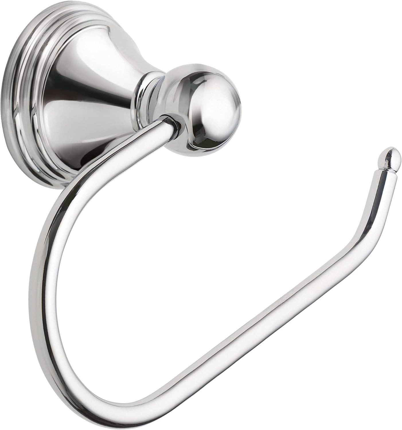 Moen Preston Collection Chrome Single Post Toilet Paper Holder, Wall Mounted....