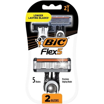 BIC® Flex 5™ Disposable Razor, Assorted, 2 Pack 70330732315| eBay