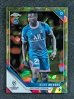 2021 Topps Chrome Sapphire UEFA Champions League Soccer Yellow Nuno Mendes #22