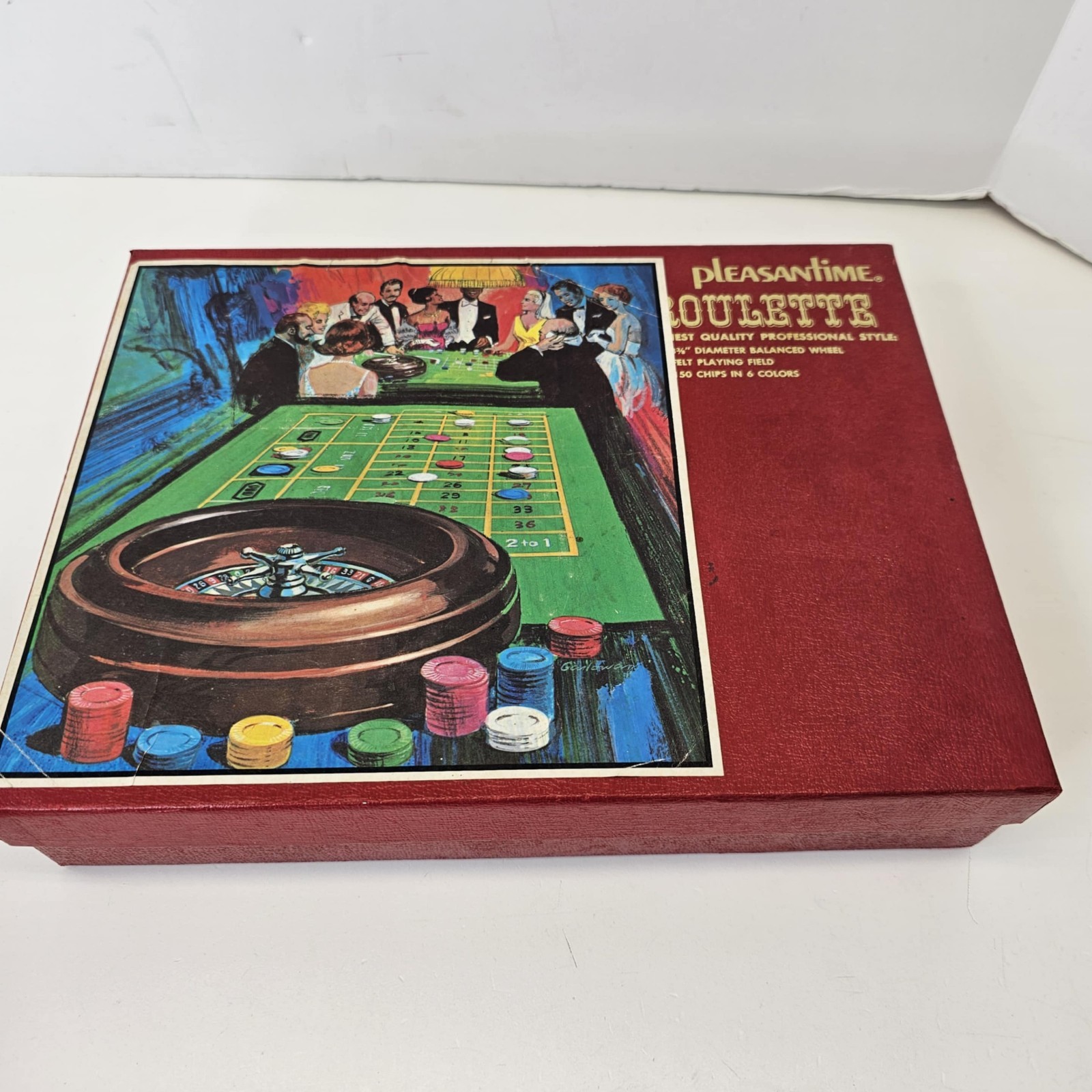 Vintage Pleasantime Roulette Set By Pacific Game Co. Complete Free Shipping