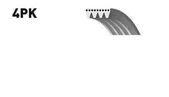 Multi-ribbed V-belt 4PK823 GATES for FORD NISSAN LANCIA AUSTIN TOYOTA HONDA GEO - Image 10