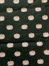 JoAnn Fabric 100 Cotton Pink Pumpkins Halloween Fabric BTY