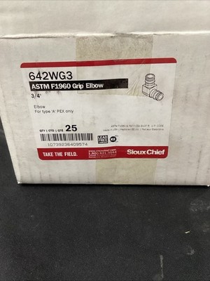 Sioux Chief 3/4'' Expansion PEX Elbow 25 Pack 642WG3 N4