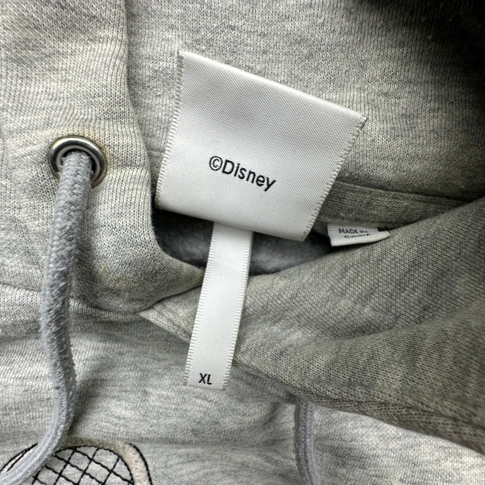 Sudadera con Capucha Lacoste X Disney Tenis Mickey Mouse Para Hombre XL Gris Bordado Foto 3 de 4