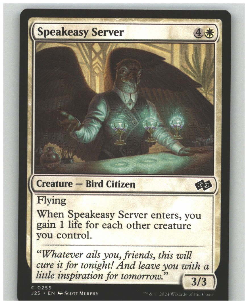 Speakeasy Server 255 Foundations Jumpstart NM Magic
