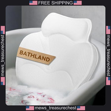 Bath Pillow for Tub Large Support Head Neck Back Breathable Mesh