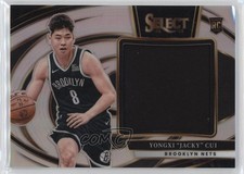 2024-25 Panini Select Jumbo Rookie Swatches Yongxi Jacky Cui #JRS-CUI ne1