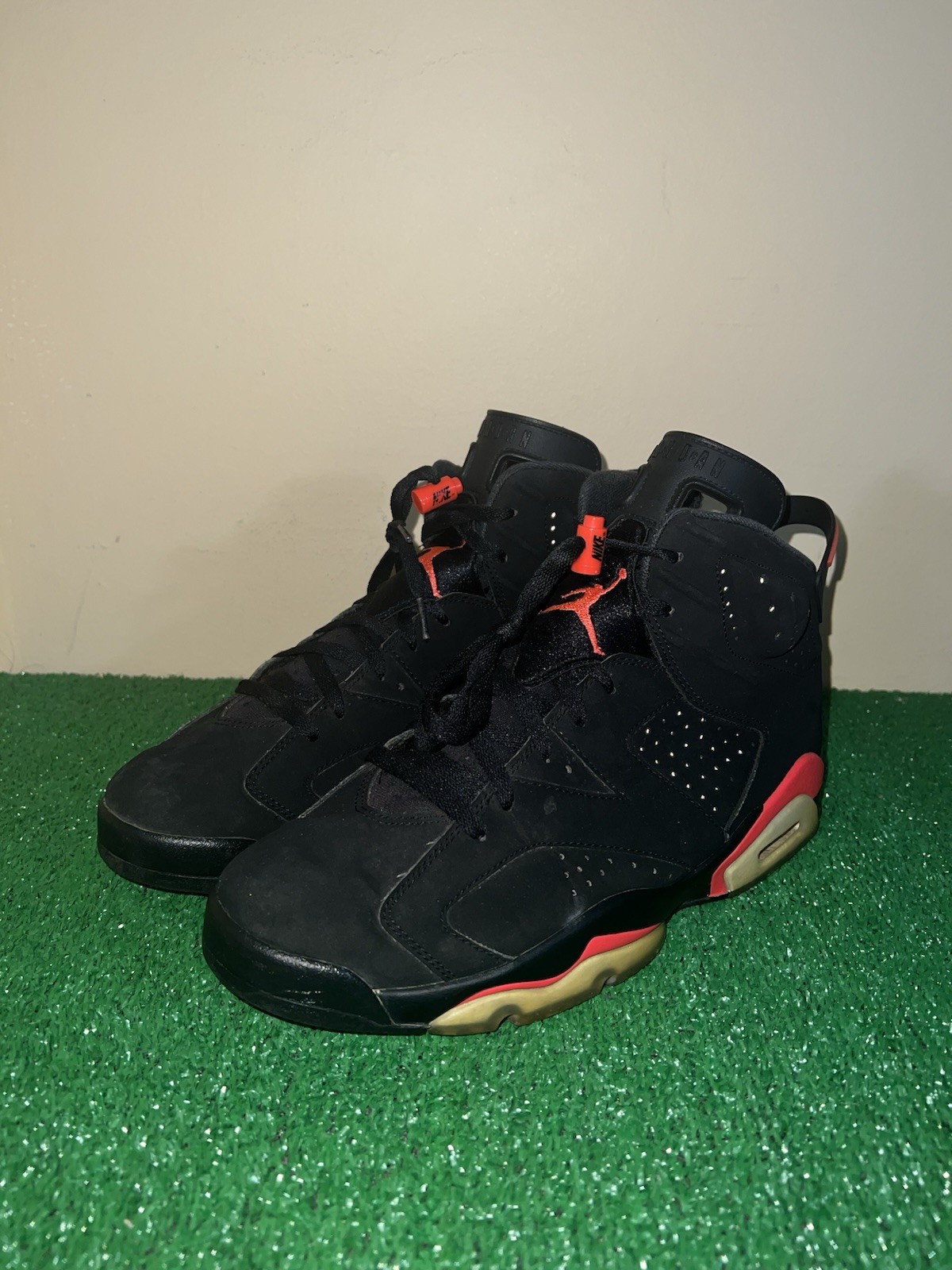 Nike Air Jordan 6 VI Retro Infrared Black Red 2019 384664-060 Size 13