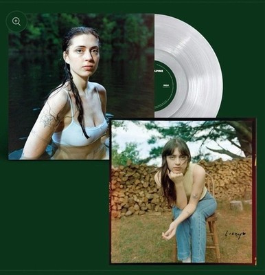Lizzy McAlpine - Older CLEAR VINYL Autographed SIGNED LP 12x12 Print - IN HAND