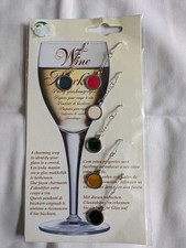 Weinglasmarker - farbige Scheiben