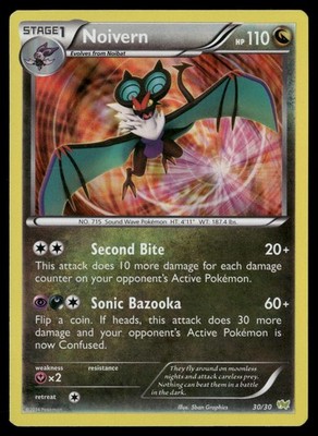 Noivern (#30 30/30 Holo Common XY Trainer Kit: Sylveon & Noivern Pokemon NM/M