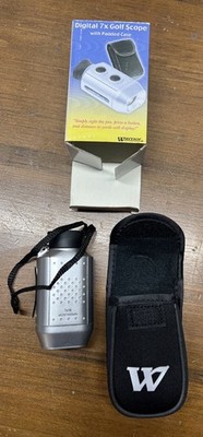 Warrior Custom Golf Digital 7x Golf Scope Padded Case 462 Ft FOV At 1000 Yards